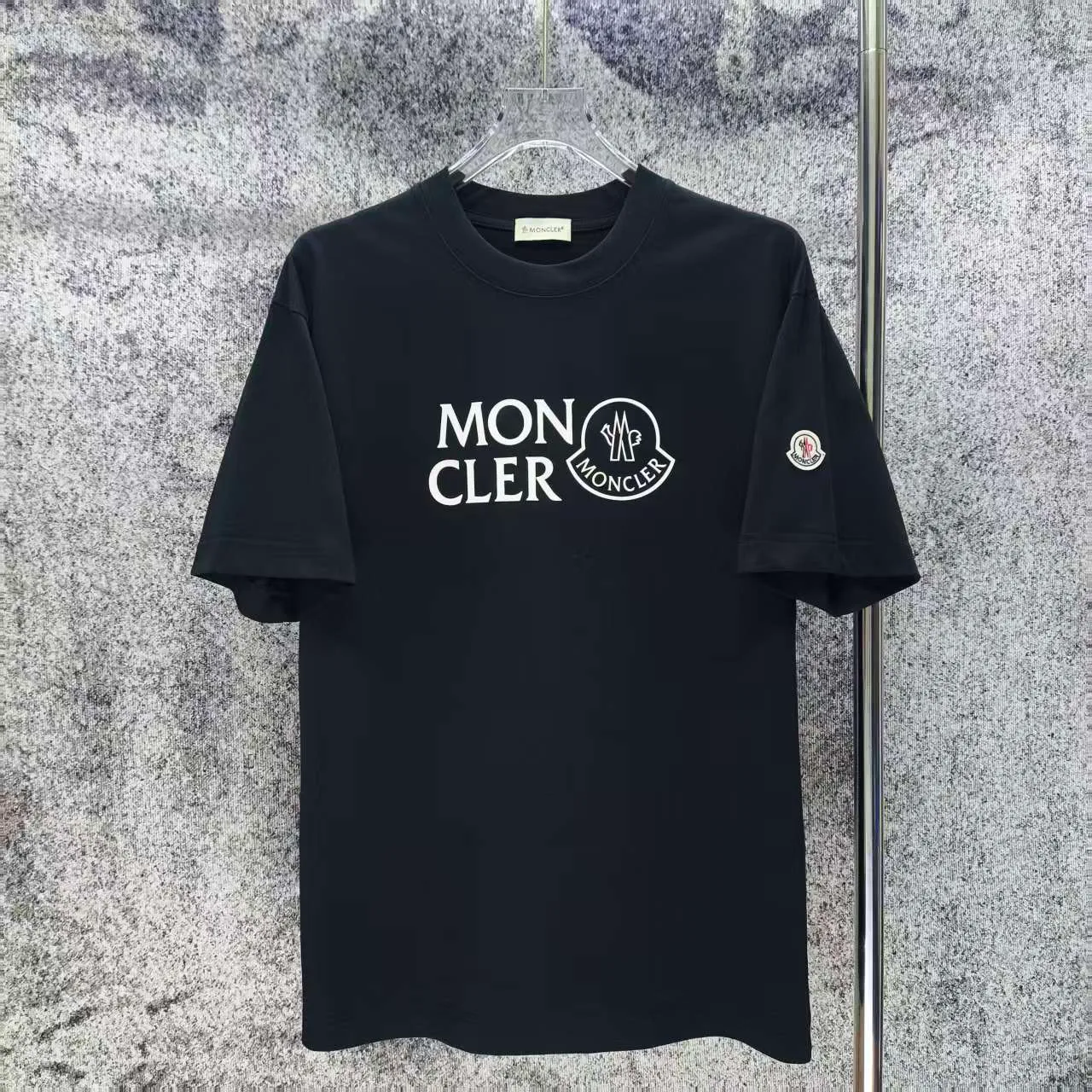 MONCLE* 2026 New Arrival logo t Same Style Size S M L XL XXL Black White Royal Blue